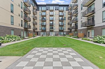 Four outdoor courtyards